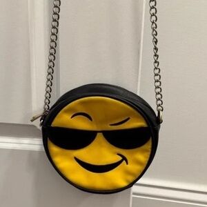 Olivia Miller Smiley Face Crossbody Bag Purse